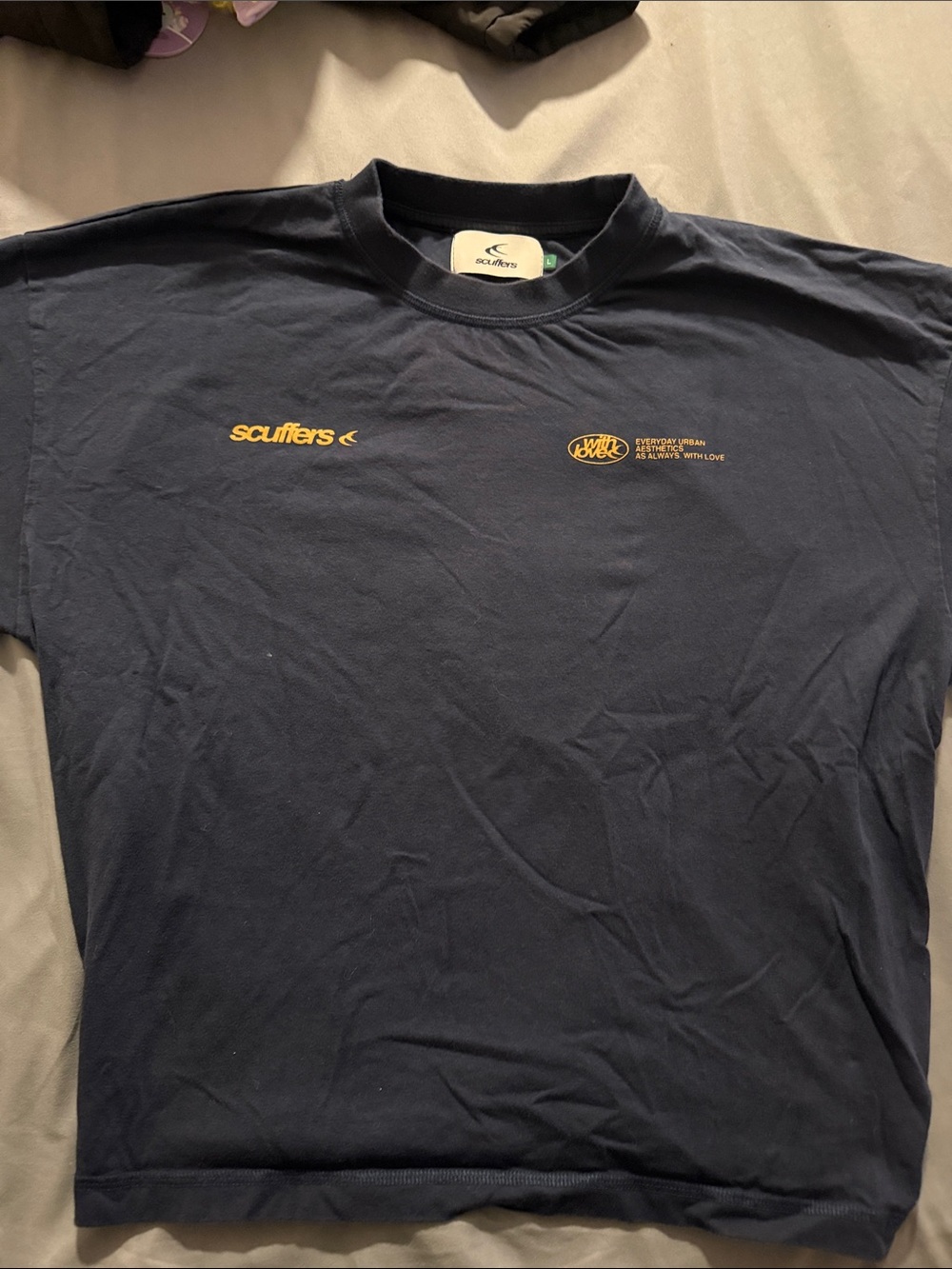 Scuffers Navy Short-Sleeve Logo Tee
